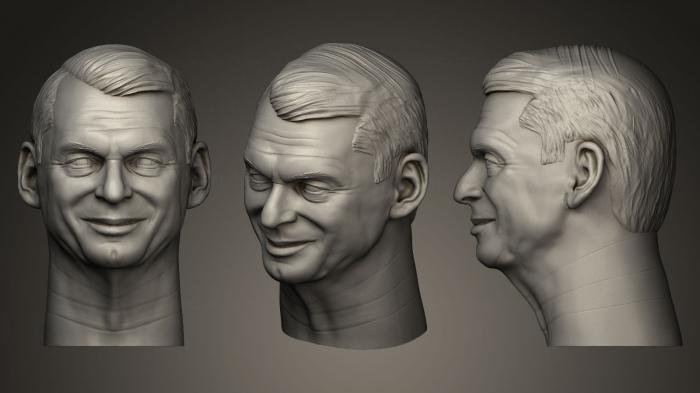 Busts and bas-reliefs of famous people (BUSTC_0641) 3D model for CNC machine